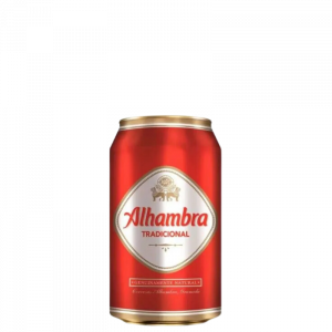 Cerveza tradicional Alhambra en lata