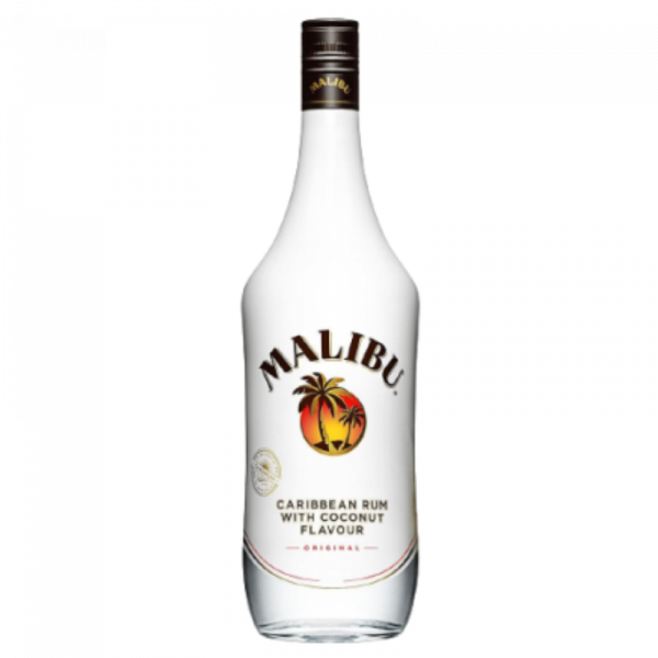Ron caribeño con coco Malibu