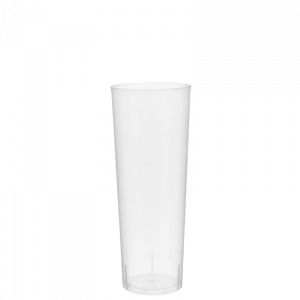 Vaso plástico tubo
